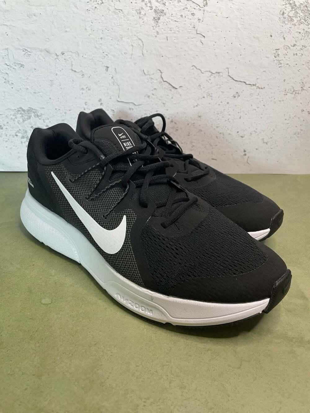 Nike Zoom Span 3 Black White Running Sneakers Size 13